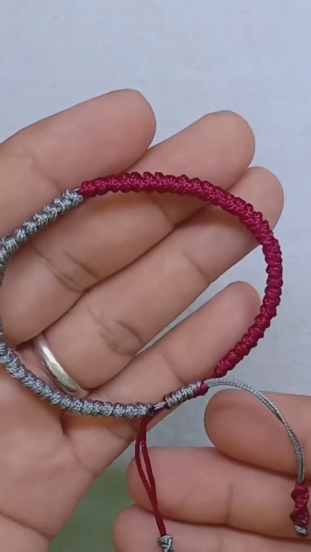 #shorts Регулируемый скользящий змеиный узел #макраме #скользящий узел #браслет смотреть онлайн