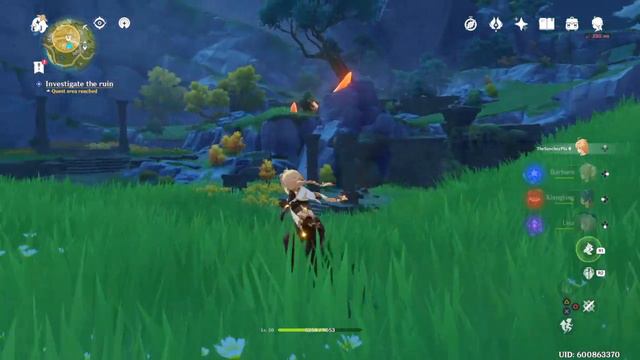 [Genshin Impact] Quest: Head to the ruin to search for fragments! смотреть онлайн