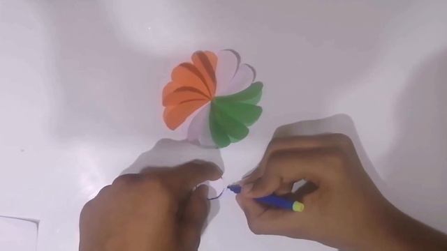 Independence Day Craft Ideas | Tricolour Flower Badge | Indian Flag Paper Badge Making | DARK DuDe смотреть онлайн