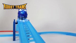 Классные игрушки для детей - Новая железная дорога Robot Trains! - Игровые наборы роботы-поезда