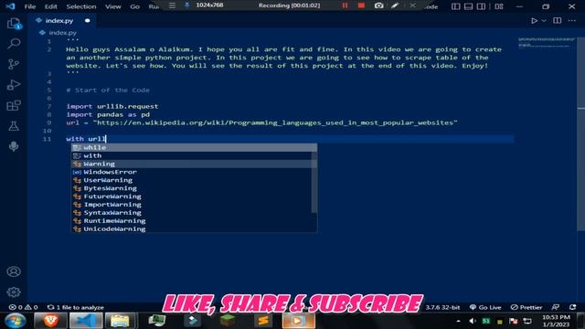 Scrape The Web | Table Scrapping | Python Tutorial смотреть онлайн