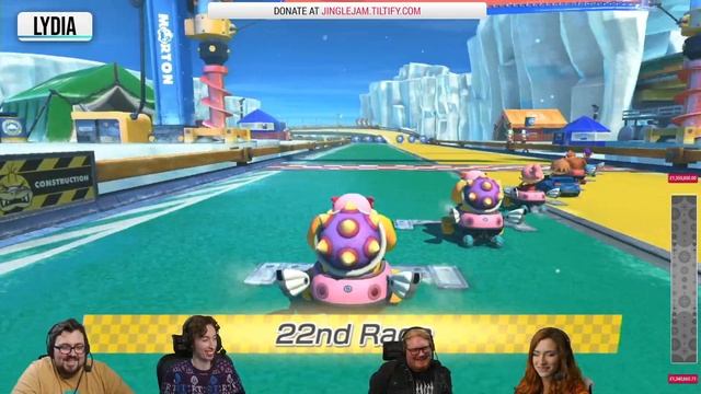 Mario Kart Tournament | w/ RT Game, Duncan, Lydia, Ravs & MORE! | Jingle Jam 2022 | (02/12/2022) смотреть онлайн