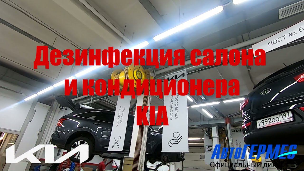 Дезинфекция салона и кондиционера KIA || АвтоГЕРМЕС смотреть онлайн