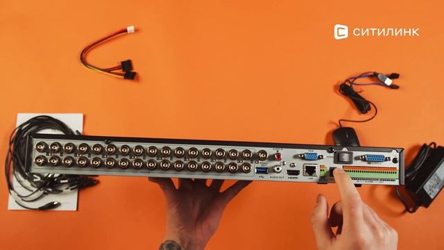 Обзор видеорегистратора HVR (гибридный) HIWATCH DS-H332/2Q | Ситилинк смотреть онлайн