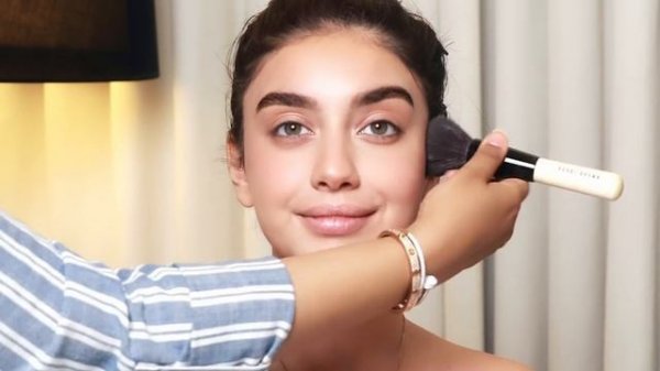 طريقة صنع بلاشر سايل ثابت + glitter Look