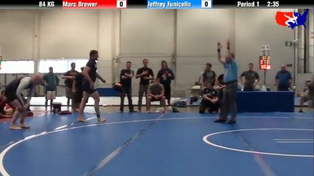 Marc Brewer vs. Jeffrey Funicello at 2013 Grappling World Team Trials - No-Gi смотреть онлайн