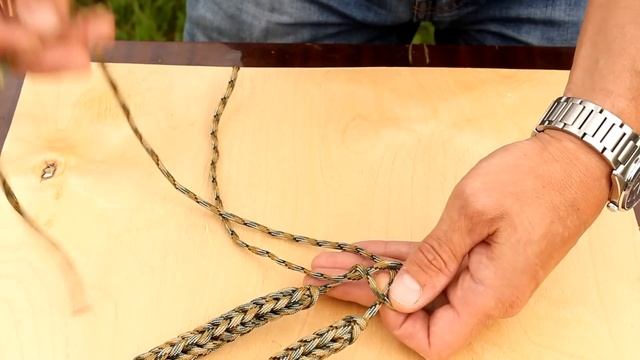 Подвес для манков из паракорда.  Быстро просто практично.