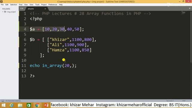 PHP Array Count, Sizeof, In_Array & Array_Search Functions Tutorial in Urdu/Hindi | Array Functions смотреть онлайн