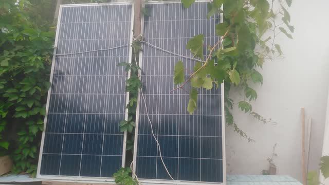 Поликристаллический солнечный модуль