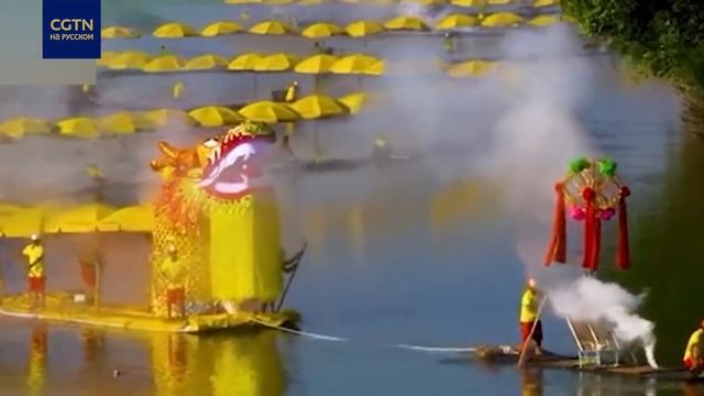 600-метровая "драконья лодка" смотреть онлайн