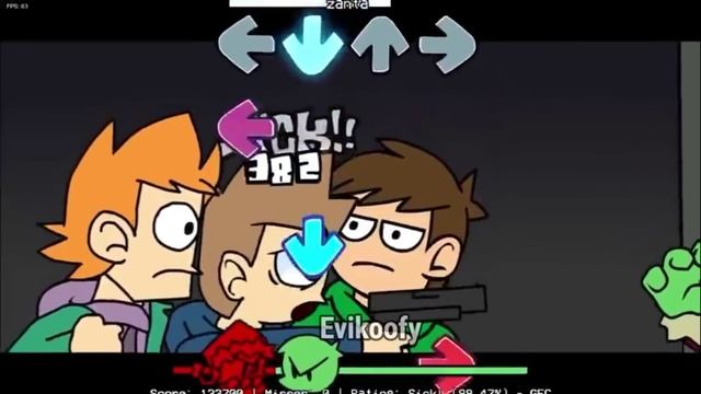 "oh no! which one do I shoot?" but Zanta can control Tom (FNF VS Holiday mod) смотреть онлайн