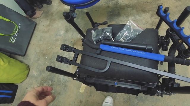 Рыбалка на фидер 2022. Обзор фидерарма. Preston Offbox 36 Pro Feeder Arm. смотреть онлайн