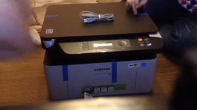 Распаковка принтера Samsung смотреть онлайн