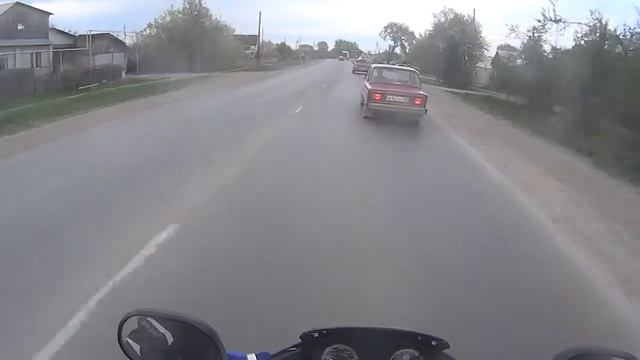 15 05 15 на YAMAHA YBR125   по г. Богданович, Свердловская обл.