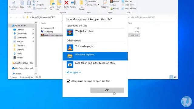 How to Mount ISO Disk Image Files in Windows 10 смотреть онлайн