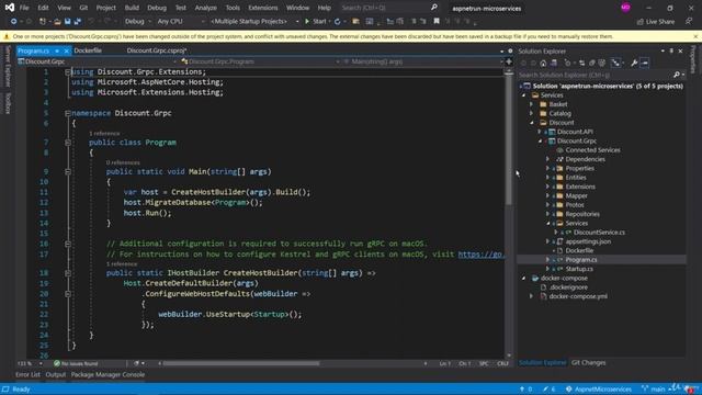 74 Containerize Discount Grpc Microservices with PostgreSQL using Docker Compose смотреть онлайн