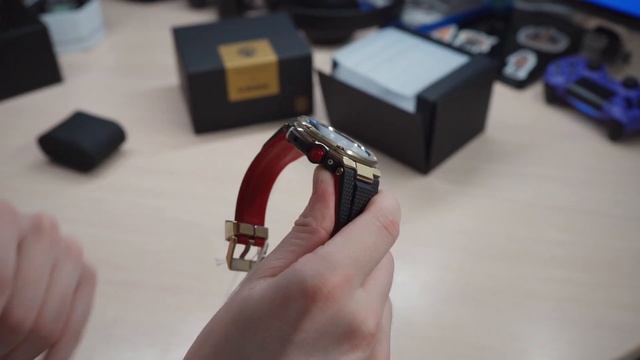 Обзор CASIO G-SHOCK GST-B100RH-1A смотреть онлайн