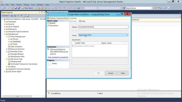SQL Server DBA Tutorial 93-How to Create Policy Conditions in SQL Server смотреть онлайн