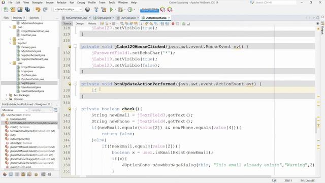 Online Shopping Management System in Java | NetBeans | MySQL | Part-15 смотреть онлайн