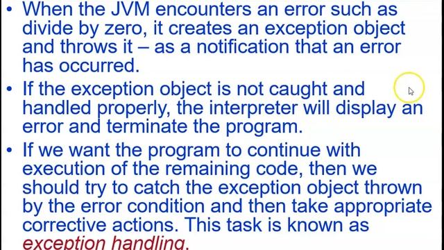 JAVA EXCEPTION HANDLING PART-2 смотреть онлайн