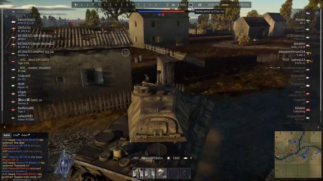 Tiger 2 P gameplay - War Thunder/ Clean 8 kill gameplay! смотреть онлайн