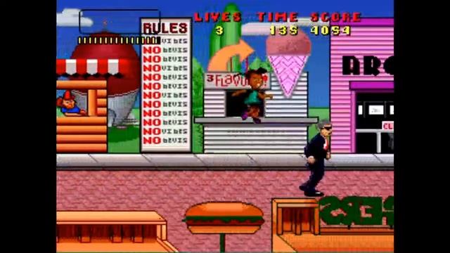 Bebe's Kids Super Nintendo gameplay смотреть онлайн