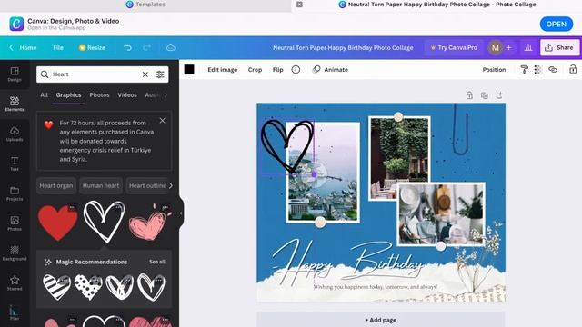 How to create a photo collage in Canva смотреть онлайн