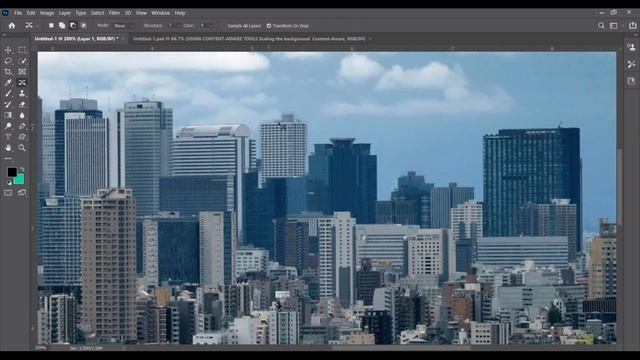 Content aware move in Photoshop | Explained in Hindi | Free Graphic Design Tutorial. смотреть онлайн