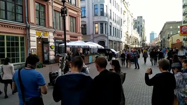 Arbat, Moscow, Russia Как выглядел Новый Арбат 4 года назад смотреть онлайн