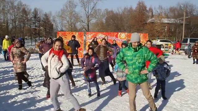 Масленница 2017 флешмоб от школы танца Pantera-PRO, Иркутск смотреть онлайн