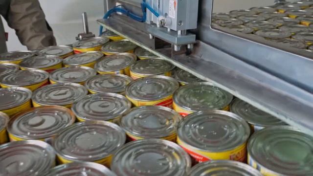 Полуавтоматическая линия загрузки консервных банок ПЛЗ - 1200.1 смотреть онлайн