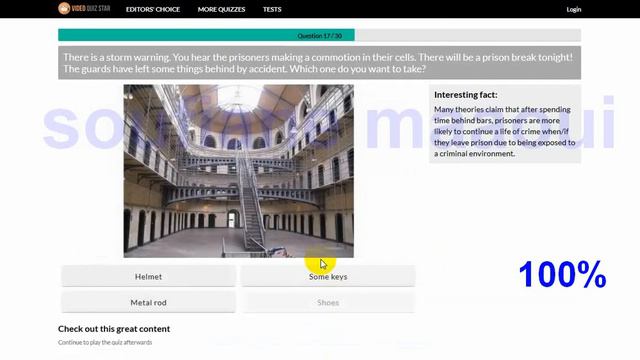 Prison Escape Game Quiz Answers 100% смотреть онлайн