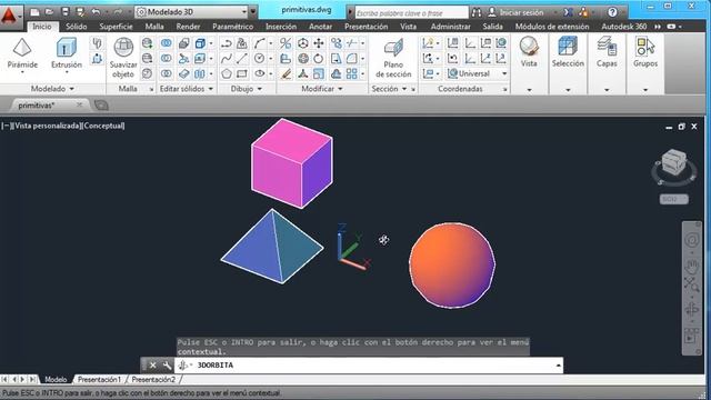 AutoCAD 2014 Las vistas en 3D. Configurar nuevas vistas смотреть онлайн