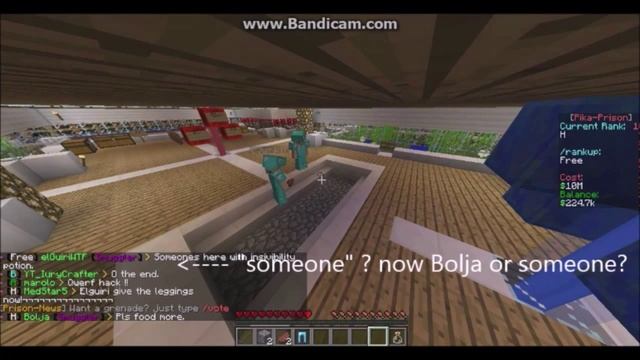 PikaNetwork Prison Hacker Illegal mod fat_ man & T R O L L I N G смотреть онлайн
