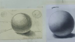 Рисунок шара, куба, цилиндра.