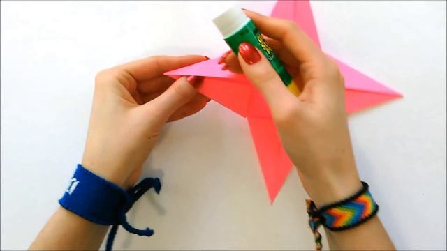 Новогодняя звезда из бумаги ! смотреть онлайн