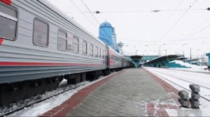Самара вокзал   Отправление поезда