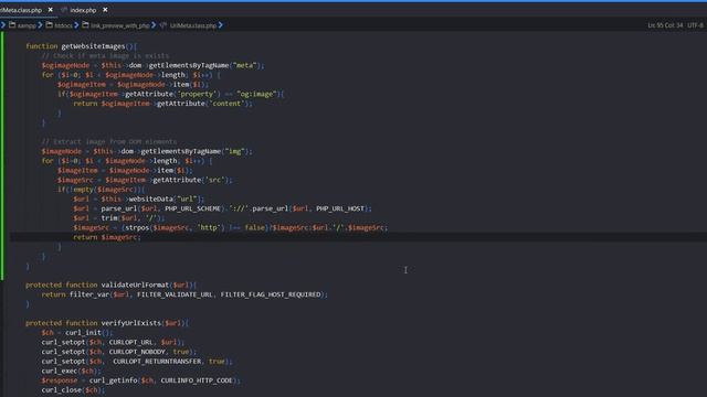 Generate Web Page Link Preview with PHP смотреть онлайн