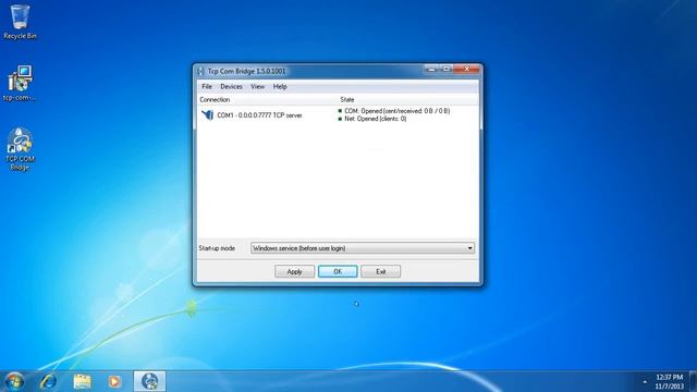 Building COM port server (terminal server) using TCP COM Bridge смотреть онлайн