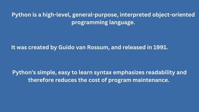 1.what is Python? смотреть онлайн