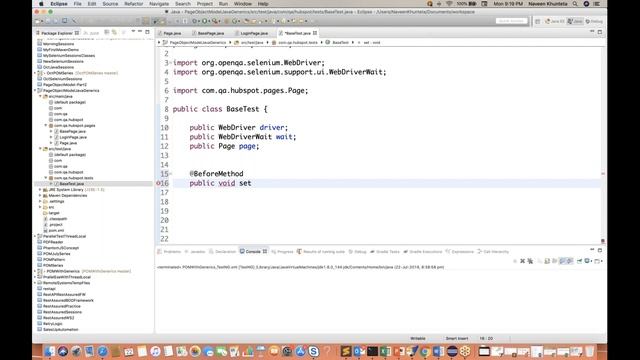 Page Object Model (POM) Design in Selenium with Java Generics смотреть онлайн