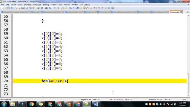 JavaScript Array Matrix Part 5 Lec -12 JavaScript tutorial for beginners in Urdu/Hindi смотреть онлайн