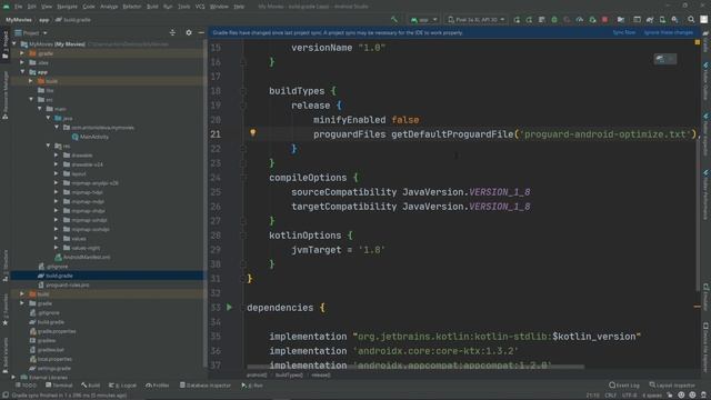 Curso Android desde cero - Estructura del build gradle de app #9 смотреть онлайн
