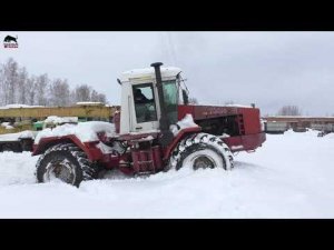 Геннадий ВЕРНУЛСЯ! Запустили Кировец К-744. ДТ-75 толкает снег!