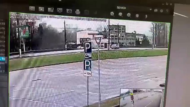 Момент ДТП на Московском шоссе смотреть онлайн