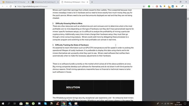 Whalesburg - Весь арсенал майнера на одной платформе! смотреть онлайн