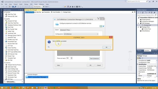 GoToWebinar ➡️ SQL Server Connector. GoToWebinar SSIS Data Integration by COZYROC. Free for downloa смотреть онлайн