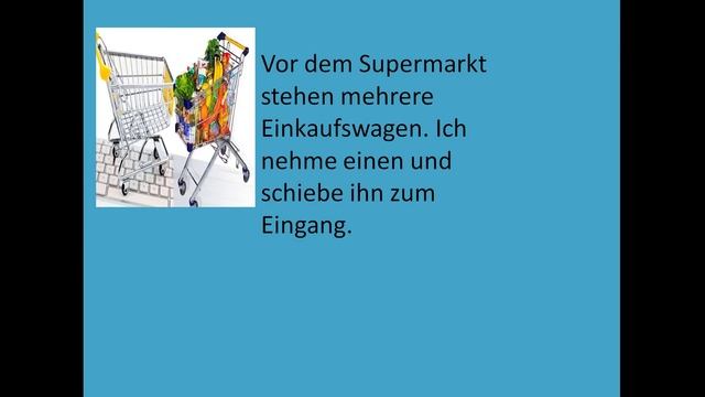 Wir Gehen Einkaufen /как заполнить холодильник