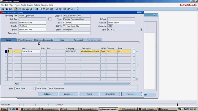 Purchase Order Types Oracle Apps R12 смотреть онлайн
