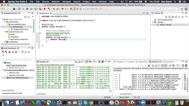 Spring Tools 4: Using Spring Boot Devtools for Remote Apps on (P)CF смотреть онлайн